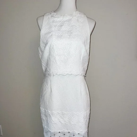 ANTONIO MELANI | Dresses | Antonio Melani Lined White Mid Length Dress Nwt | Poshmark ANTONIO MELANI | Dresses | Antonio Melani Lined White Mid Length Dress Nwt | Poshmark